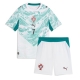 Billige Fotballdrakt Portugal Cristiano Ronaldo #7 Replika Bortedraktsett Barn VM 2026 Kortermet (med bukser)